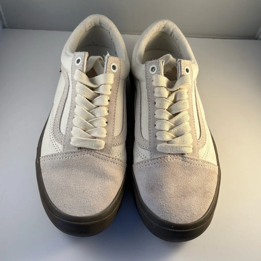 Vans Casual Shoes White‎ Bone Suede Sneakers US Size Men 6.5 Women 8 500264 BMX